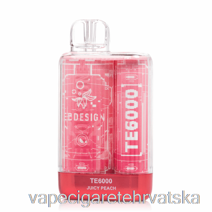 Vape Cigarete Eb Te6000 Jednokratna Sočna Breskva
